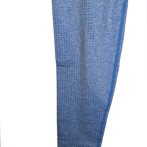 Gymshark Seamless Leggings, Blue, EUC (No Size Tag) - Picture 5 of 7